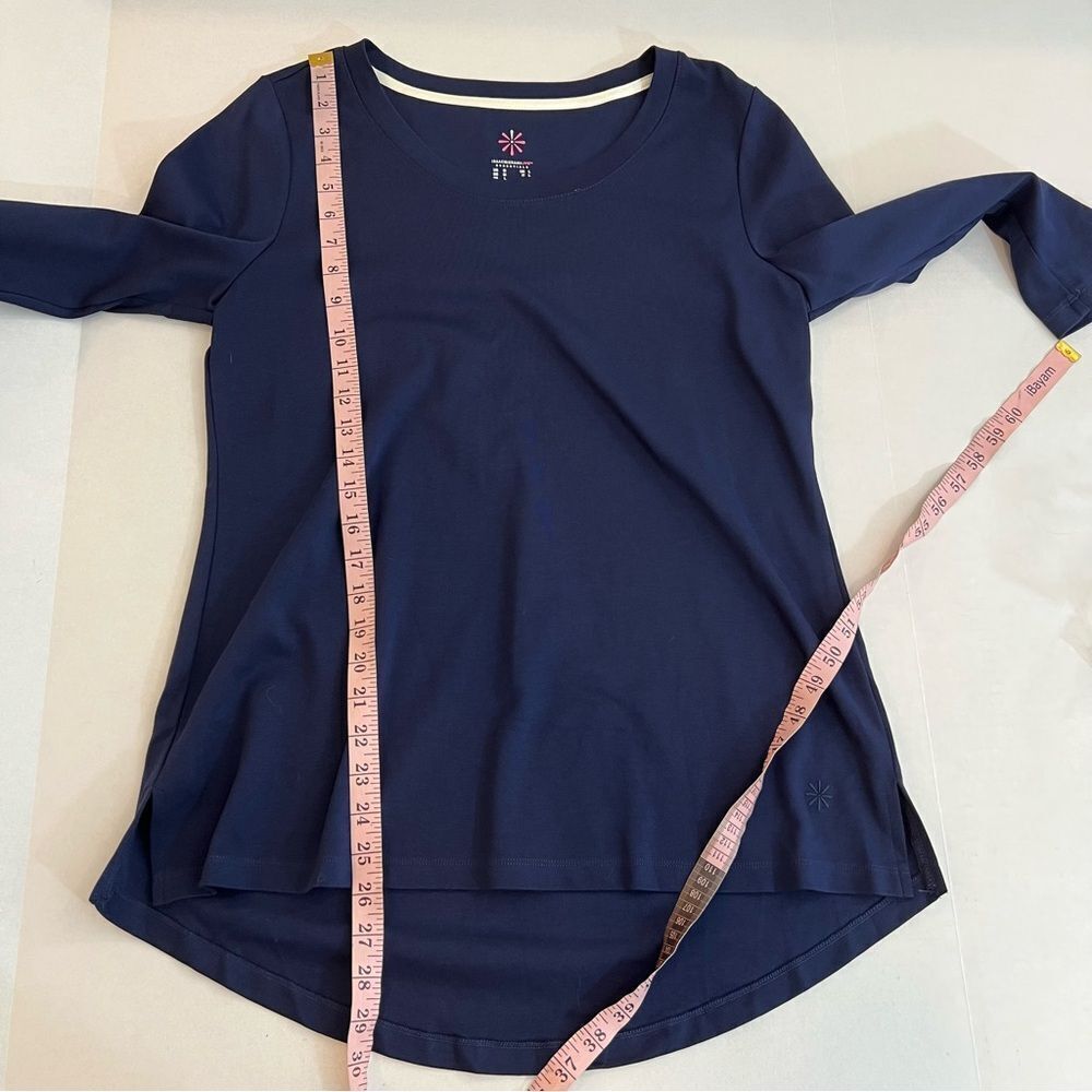 New Isaac Mizrahi Essentials Pima Cotton 3/4 Sleeve Top | Size M - Picture 8 of 8